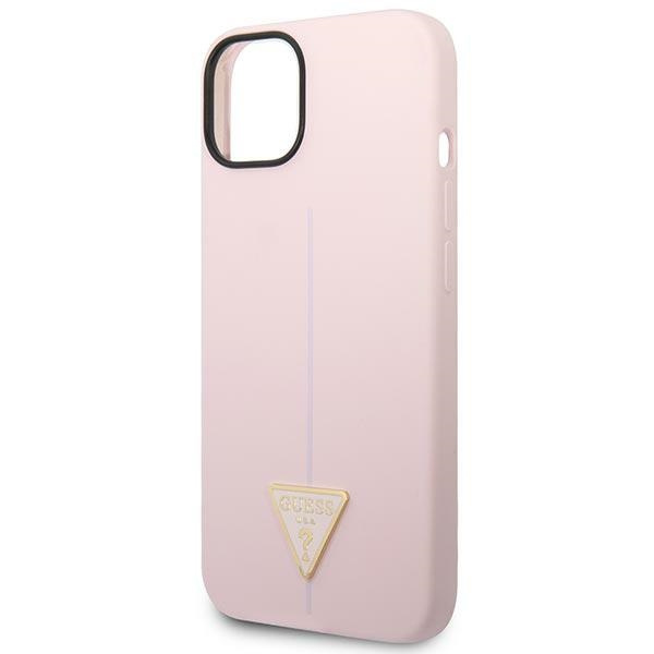 Guess GUHCP14MSLTGU iPhone 14 Plus/ 15 Plus 6.7" fioletowy/purple hardcase Silicone Triangle