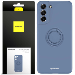 Spacecase Etui Silicone Ring Galaxy S21 FE blue