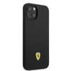 Ferrari FEHMSIP14SBK iPhone 14 6.1" black/black hardcase Silicone Metal Logo Magsafe