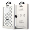 KARL LAGERFELD KLHCP15XHNCMKLT IPHONE 15 PRO MAX 6.7" TRANSPARENT HARDCASE MONOGRAM CHOUPETTE