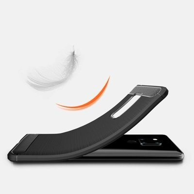CASE ETUI CARBON LUX NIEBIESKI HUAWEI MATE 20