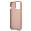 Guess GUHCP13LPSATLP iPhone 13 Pro/ 13 6,1" różowy/pink hardcase SaffianoTriangle Logo