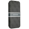 Guess GUBKP13S4GDGR iPhone 13 mini 5,4"szary/grey book 4G Stripe