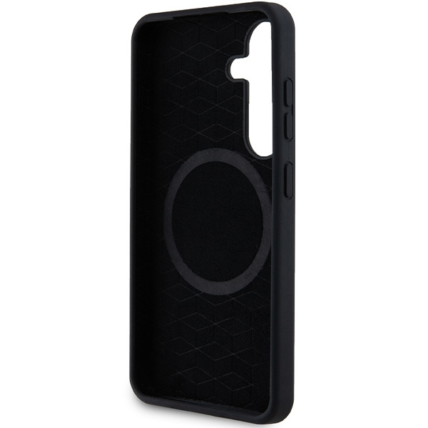 Etui BMW M Silicone Printed Ring MagSafe na Samsung Galaxy S24 - czarne