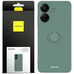 Spacecase Etui Silicone Ring Redmi 13C 4G / Poco C65 dark gree