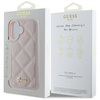 Guess GUHCP16SPSQSQSP iPhone 166.1" różówy/pink hardcase Quiled Metal Logo