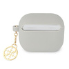 Guess GUA3LSC4EG AirPods 3 coverszary/grey Silicone Charm 4G Collection