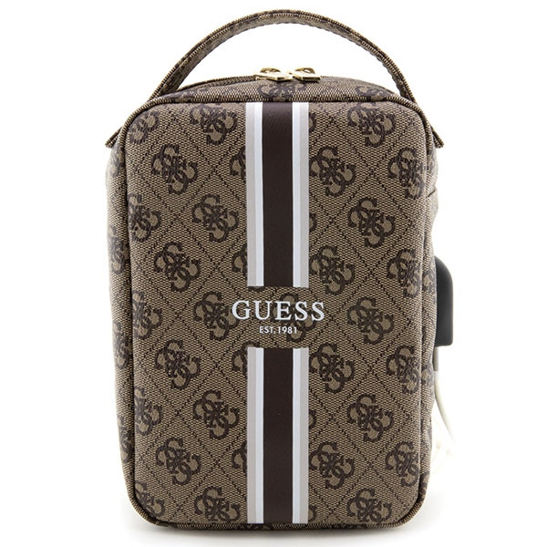 Guess Torba GUHBP4RPSW Organizerbrązowy/brown 4G Printed Stripes