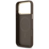 Etui Guess 4G Stripe MagSafe do iPhone   17 Pro Max brązowy