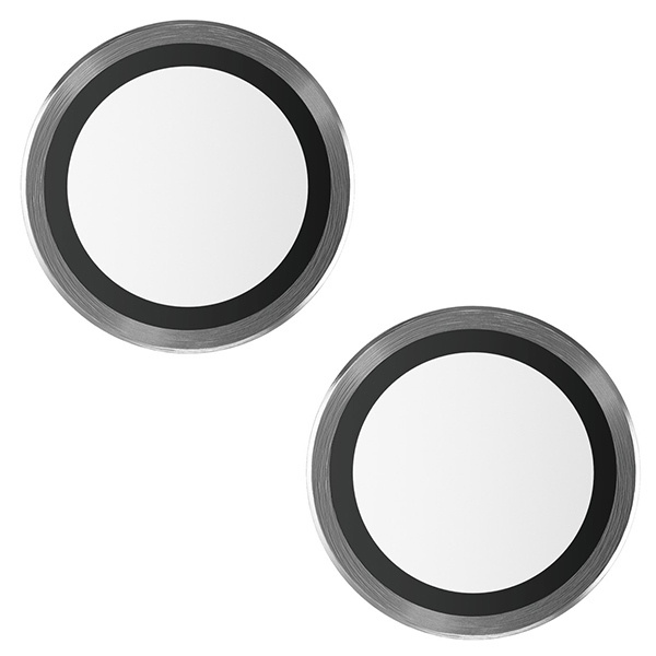 PanzerGlass Hoops Camera iPhone 15 6.1" / 15 Plus 6.7" czarny/black 1138 camera lens protector hoop optic rings
