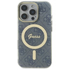 Guess GUHMP16LH4STB iPhone 16 Pro6.3" niebieski/blue hardcase IML 4G MagSafe