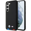 Etui BMW Leather Stamp Tricolor na Samsung Galaxy S23+ - czarne