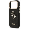 Etui Guess Fixed Glitter Big 4G Metal    Frame do iPhone 17 Pro czarny