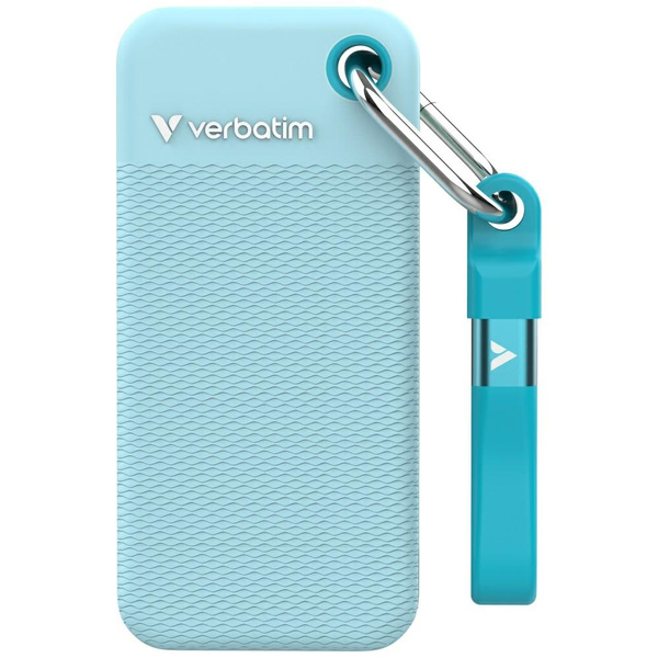 Dysk Zewnętrzny Verbatim Pocket SSD 2TB  USB-C 3.2 gen.2 czarny-polarny niebieski 32325