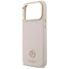 Etui Guess Grained Strass Logo MagSafe   do iPhone 17 Pro Max różowy