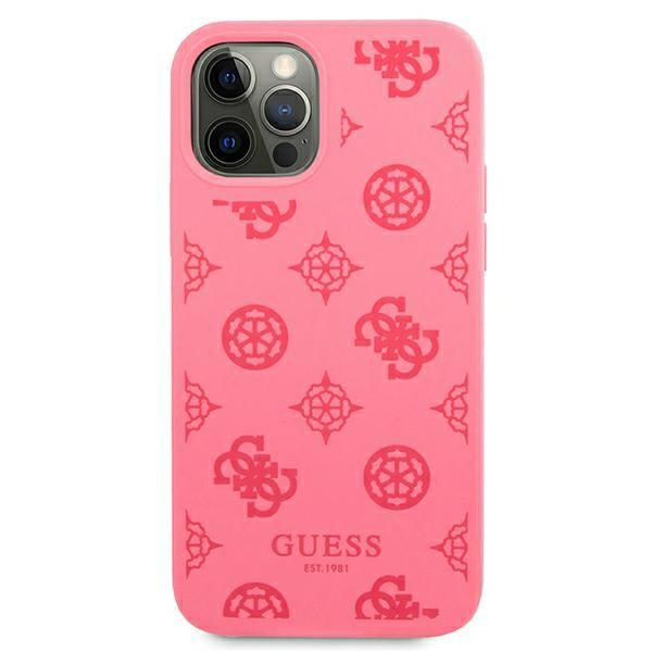 Guess GUHCP12LLSPEFU iPhone 12 Pro Max6,7" fuksja/fuchsia hard case Peony Collection