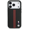 Etui BMW M Perforated Stripe Logo        MagSafe do iPhone 17 Pro czerwony
