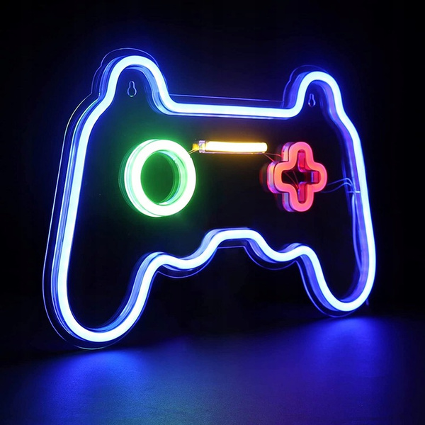 HOTUT Lampa LED Dekoracyjna w kszatłcie gamepada 