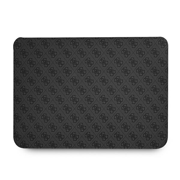 Guess Sleeve GUCS14P4TK 14"czarny/black 4G Uptown Triangle logo