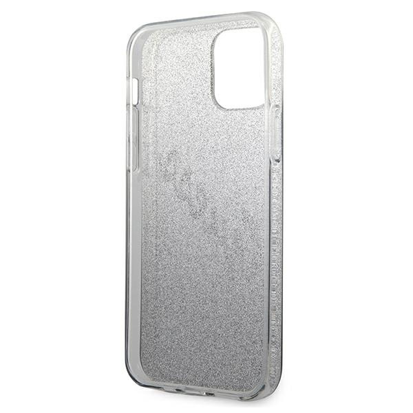 Guess GUHCP12LPCUGLSBK iPhone 12 Pro Max6,7" czarny/black hardcase Glitter Gradient Script