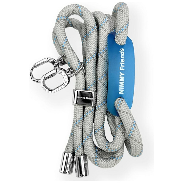 Zestaw crossbody + handstrap Nimmy       Cool&Cute 2.0 szary