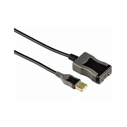 Hama USB 2.0 Extension USB cable 5 m USB A Black