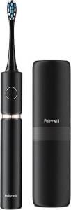  FairyWill FW-P11 Black Toothbrush +8 Heads