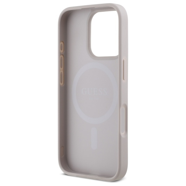 Guess GUHMP16XP4SM4MP iPhone 16 Pro Max  6.9" różowy/pink hardcase 4G Small Classic MagSafe