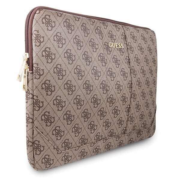 Guess Sleeve GUCS134GB 13" brązowy/brown 4G UPTOWN