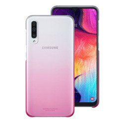 SAMSUNG GRADATION COVER EF-AA505CPEGWW GALAXY A50 PINK