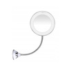 ILLUMINATED COSMETIC WALL MIRROR FOR LED MAKEUP WITH A SUCTION CUP