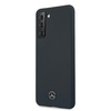 Etui Mercedes Silicone Line na Samsung Galaxy S21+ - niebieskie