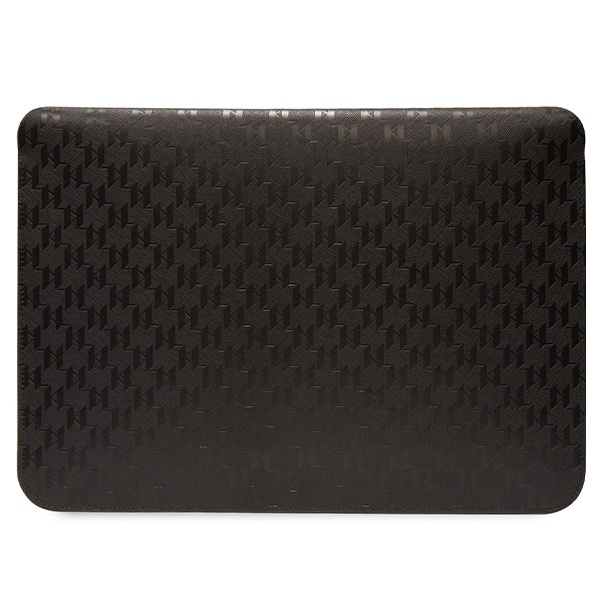 Pokrowiec Karl Lagerfeld Saffiano Monogram Ikonik na laptopa 16" - czarny