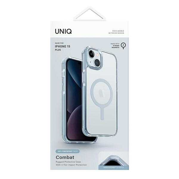 Uniq Combat Magclick Charging Case for iPhone 15 Plus / 14 Plus - Light Blue
