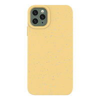 ECO CASE CASE FOR IPHONE 11 PRO MAX SILICONE COVER PHONE COVER YELLOW