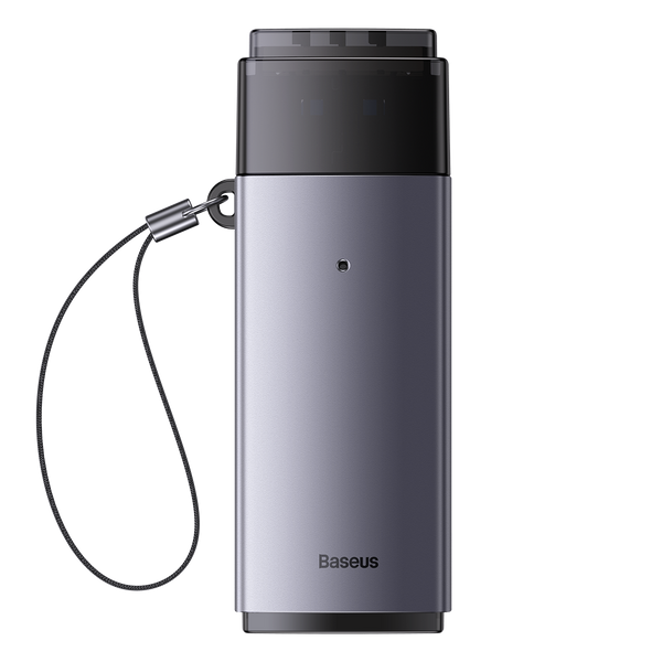 Baseus Lite Series adapter SD / TF USB card reader gray (WKQX060013)