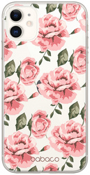 CASE OVERPRINT BABACO FLOWERS 013 IPHONE 12 MINI TRANSPARENT