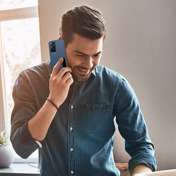 Dux Ducis Fino etui pokrowiec pokryty nylonowym materiałem Xiaomi Redmi Note 11 Pro 5G / 11 Pro czarny