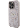 Guess GUHMP14XG4GFRP iPhone 14 Pro Max6.7" różowy/pink hardcase 4G Collection Leather Metal Logo MagSafe