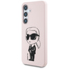 Etui Karl Lagerfeld Silicone Graffiti    Ikonik Printed Logo MagSafe do Samsung Galaxy S25 różowy