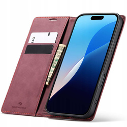 Spacecase Etui Wallet iPhone 16 red