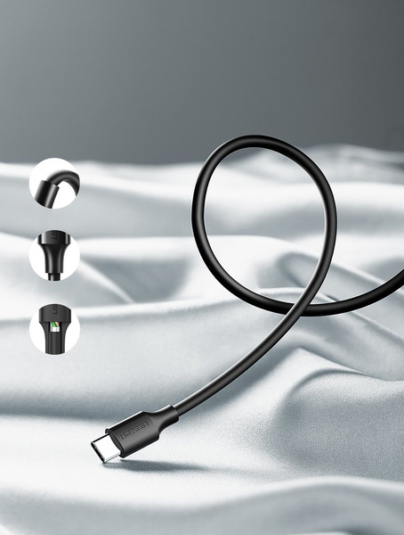 Kabel Ugreen US287 60118 USB-A / USB-C 3A 2m - czarny