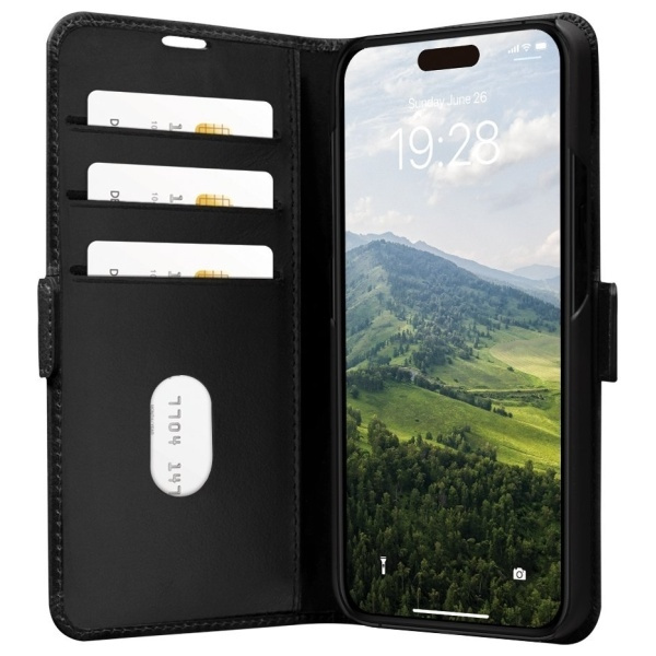 Etui dbramante 1928 Copenhagen Wallet do  iPhone 15 Pro czarny/black