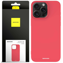 Spacecase Etui Silicone Case iPhone 15 Pro Max red
