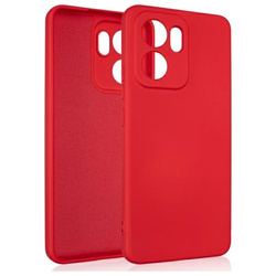 Etui Beline Silicone do Oppo Reno 13 FS  czerwony