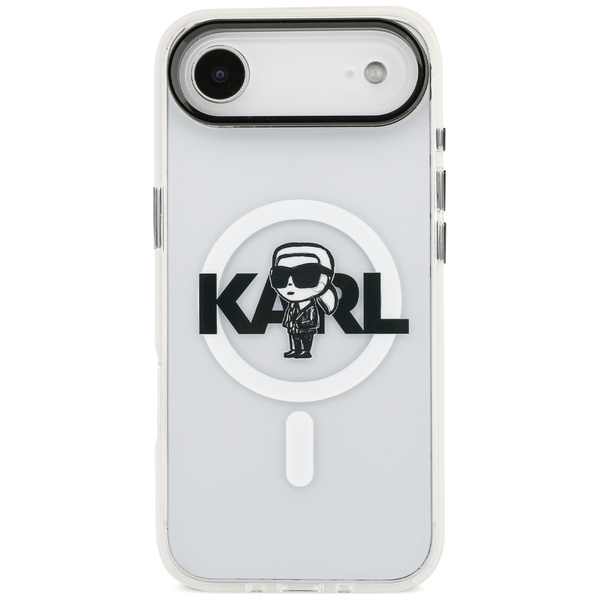Etui Karl Lagerfeld IML Karl Sketch Logo MagSafe do iPhone Air przezroczysty