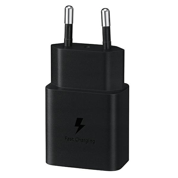 Ład. siec. Samsung EP-T1510XB 15WFast Charge + kabel USB-C/USB-C czarny/black