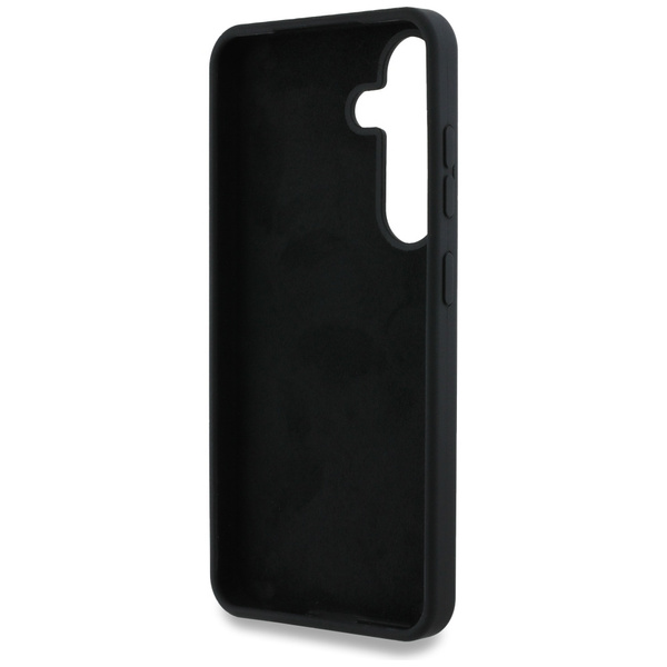 Etui Guess Silicone Big 4G Logo Bottom   Script Samsung Galaxy S25 czarny