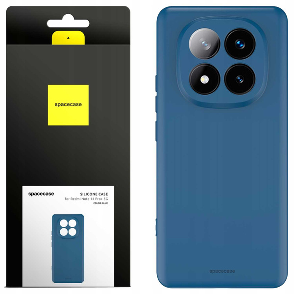 Spacecase Etui Silicone Case 3.0 Redmi Note 14 Pro+ 5G blue