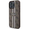 Guess GUHMP16XP4RPSW iPhone 16 Pro Max6.9" brązowy/brown hardcase 4G Printed Stripes MagSafe
